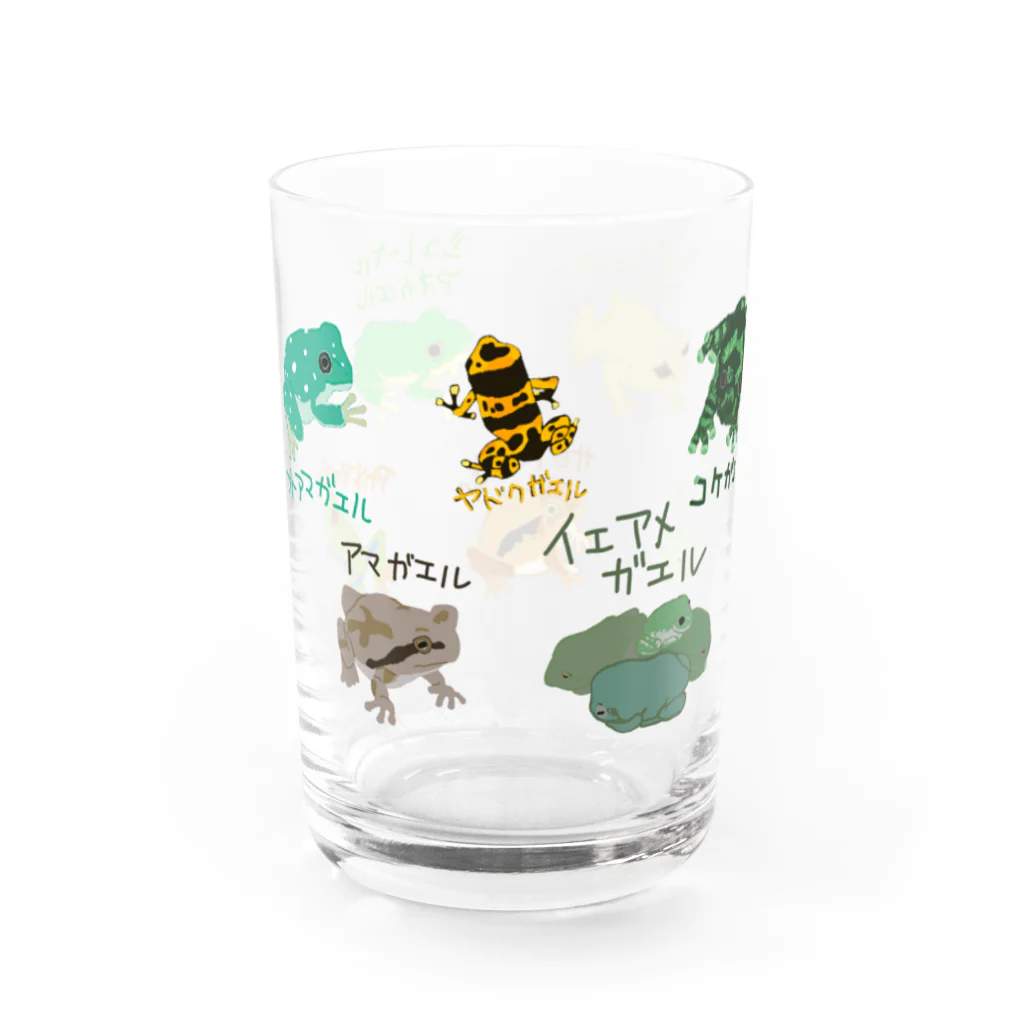 いきものや　のの（別館）のカエル！カエル！カエル！ Water Glass :left