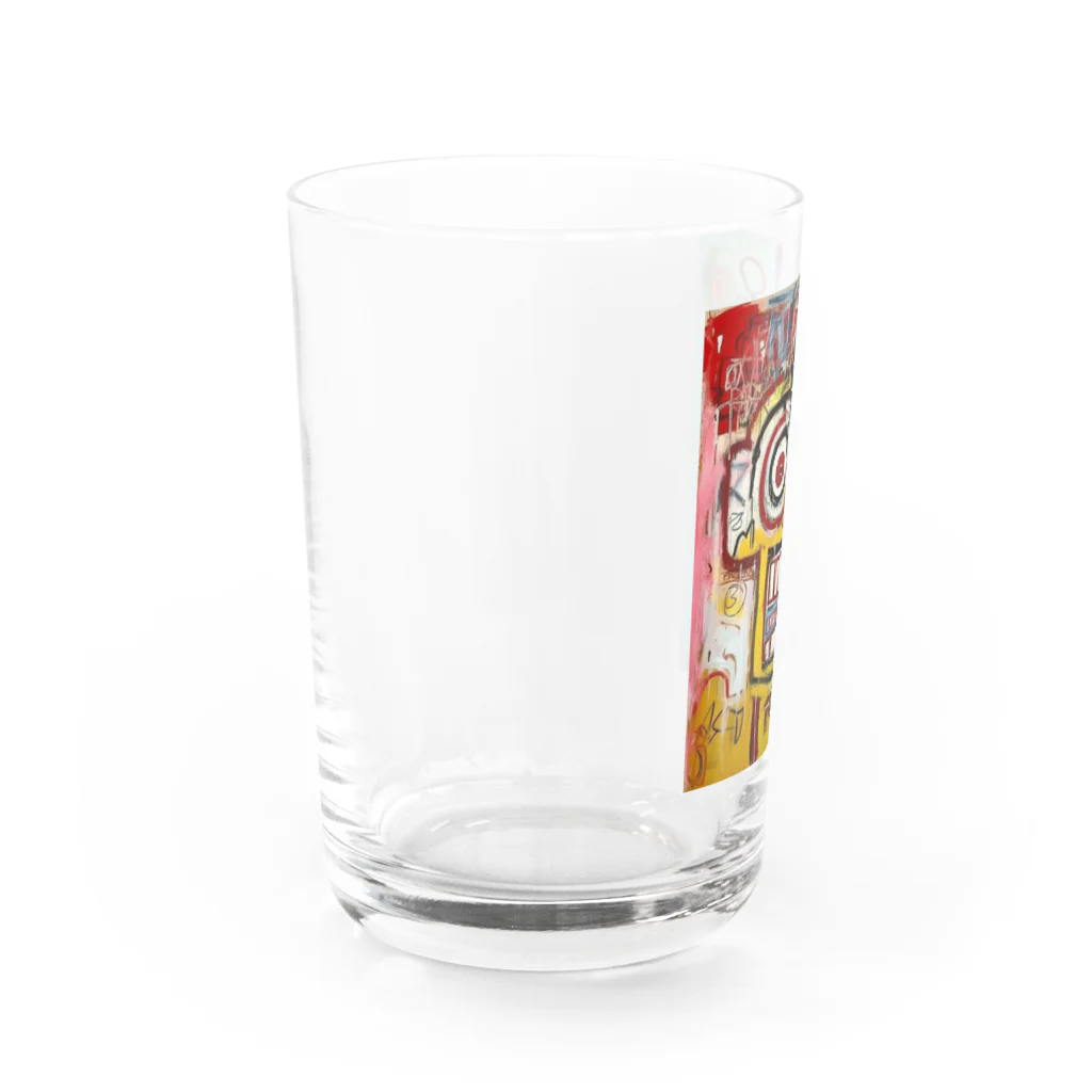 Hayate Kawakami オリジナルの痛風発作に苦しむ男 Water Glass :left