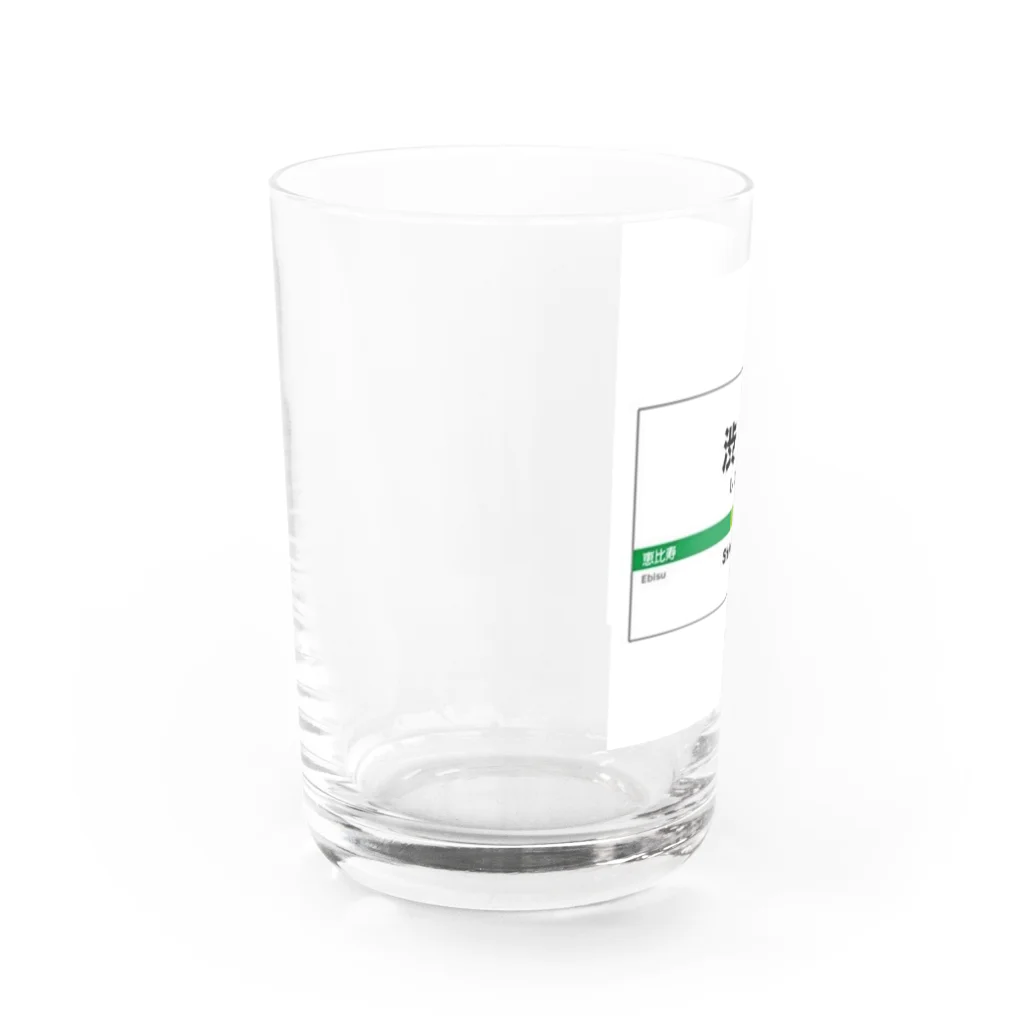 ファンタジスターの山手線　渋谷駅 Water Glass :left