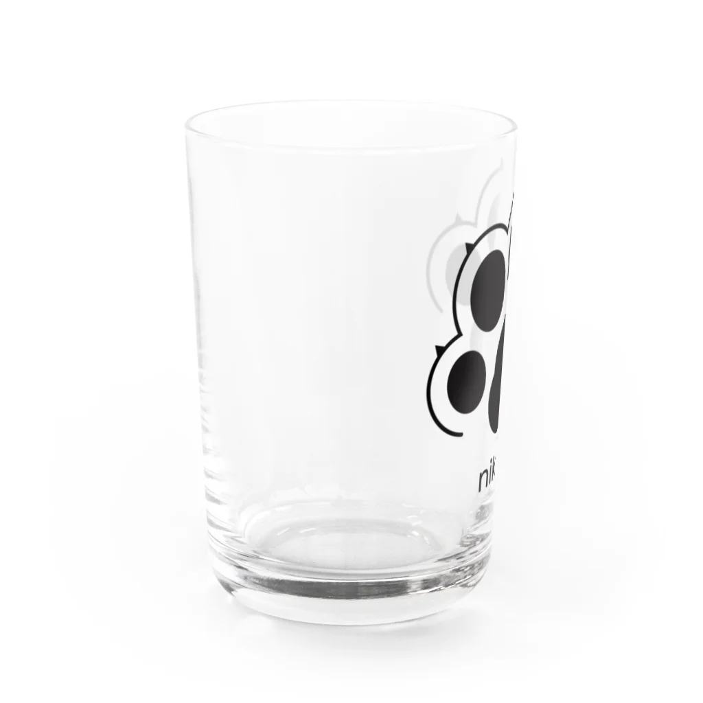 WebArtsのオリジナルブランド「nikuQ」の猫タイプです Water Glass :left