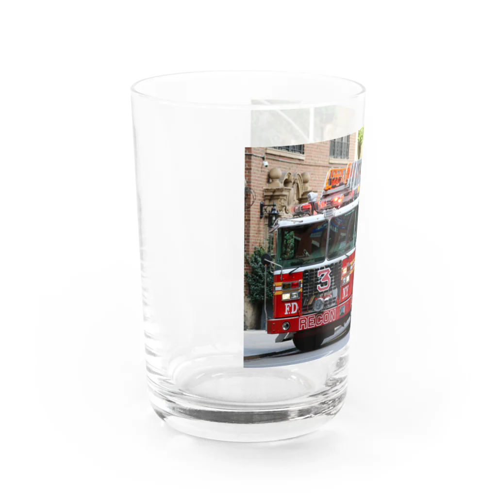 ビッグスマイルライフのかっこいいはしご車 Water Glass :left