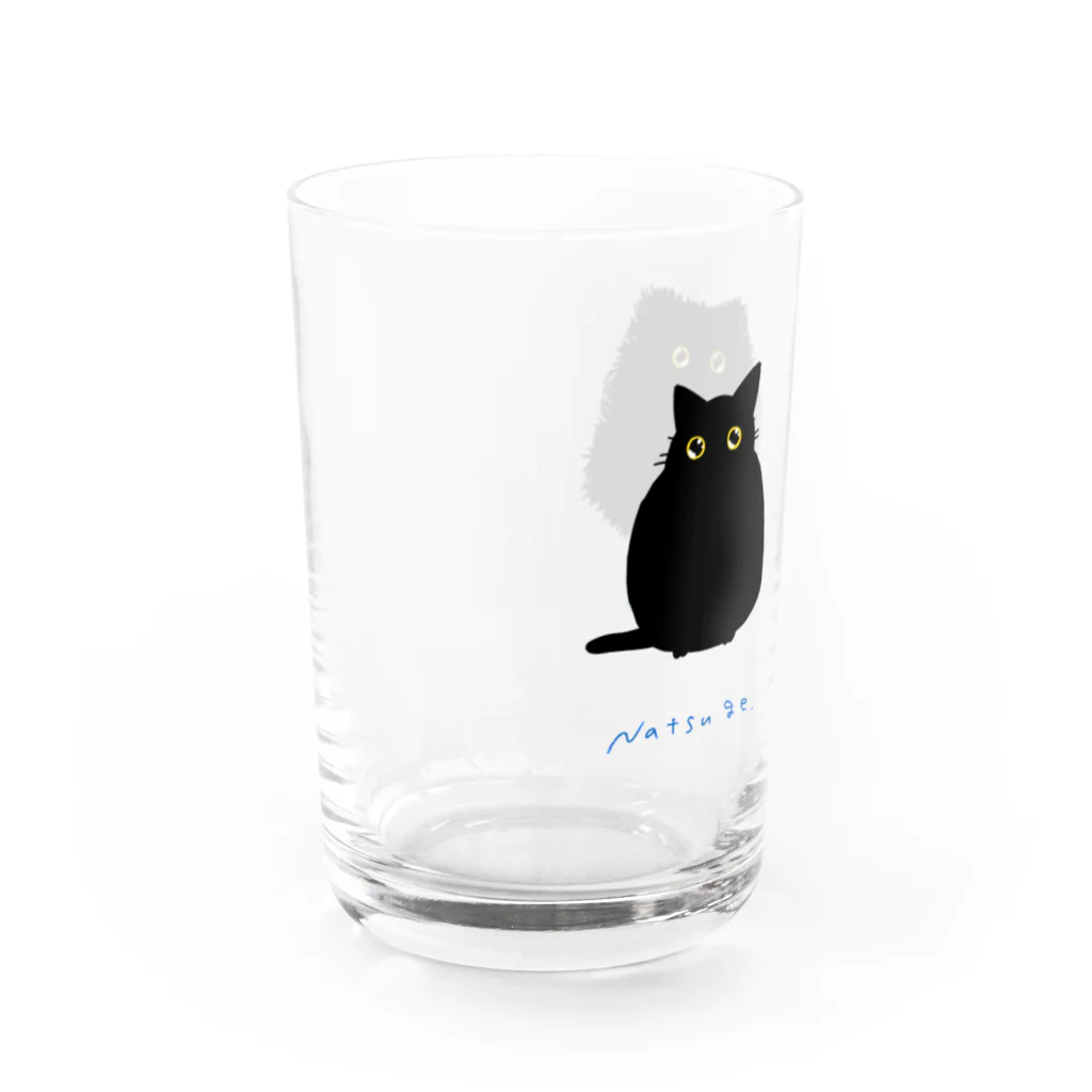 かにめし‼️のおなじねこ Water Glass :left