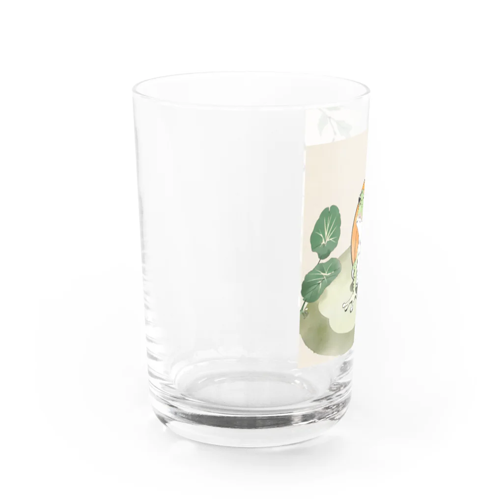 aoking_の和カエルかぼちゃ2 Water Glass :left