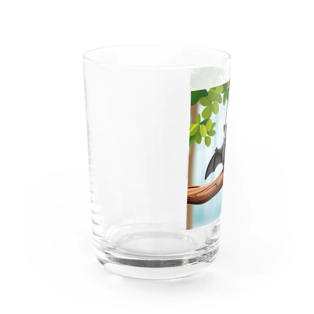 kosaemon3のまだ飛べないバットマン Water Glass :left