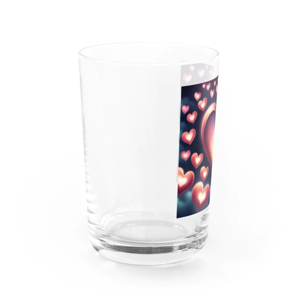 ワンダーワールド・ワンストップのハートがいっぱい③ Water Glass :left