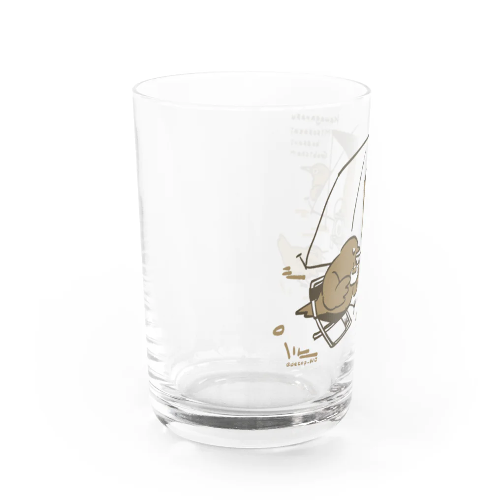 でこぱち商店のカワミソキャンプ Water Glass :left