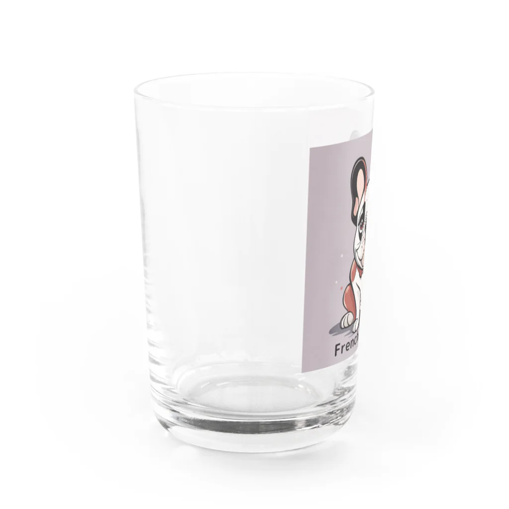 taka1005のフレンチブルドックの魅力を詰め込んだ『ブルドック・ワンダーランド』コレクション Water Glass :left