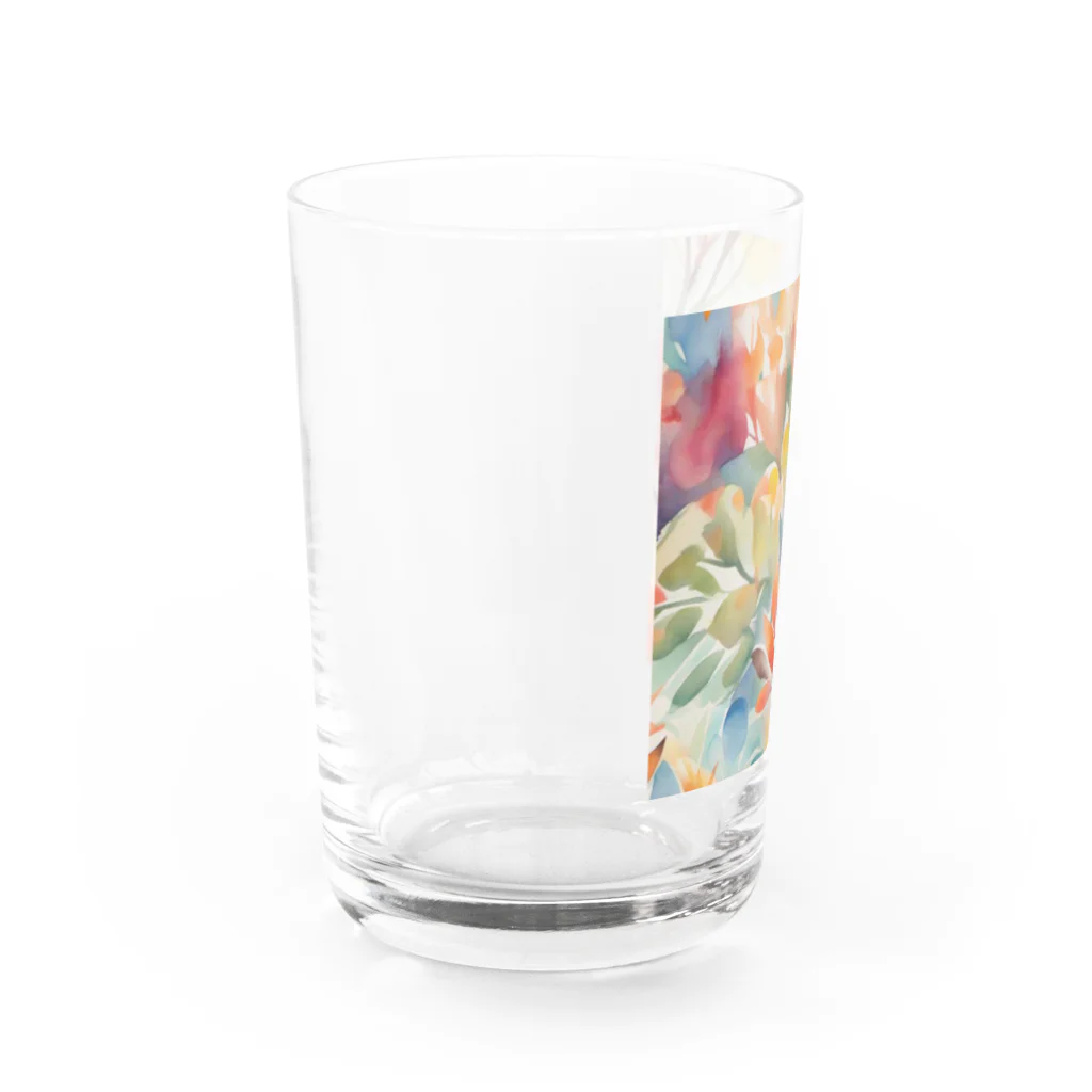 Kagarinのフラワー Water Glass :left