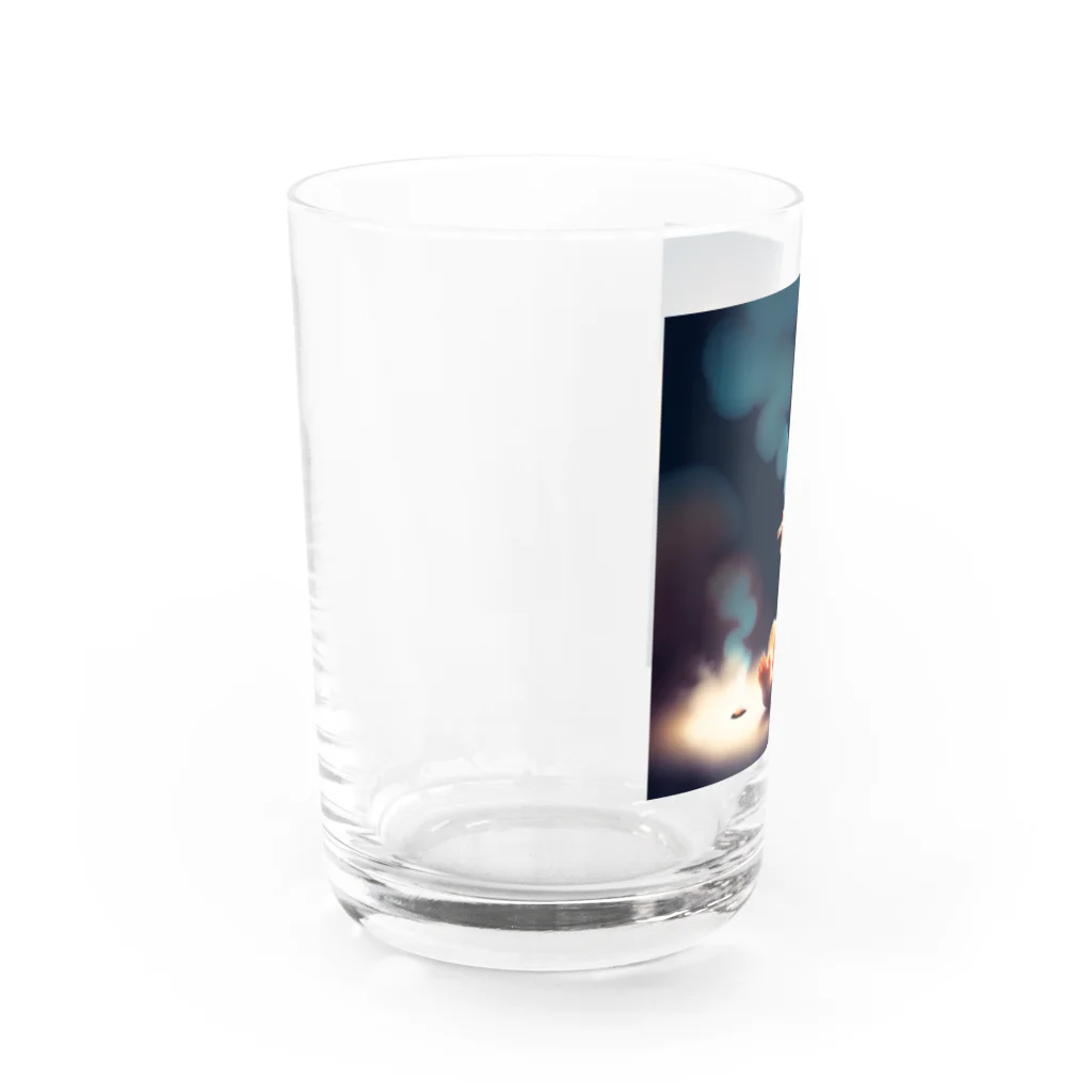 Baby smokerのBabyくん Water Glass :left