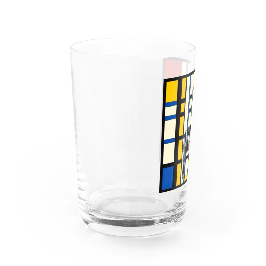 Reversiのゼブラ柄 Water Glass :left