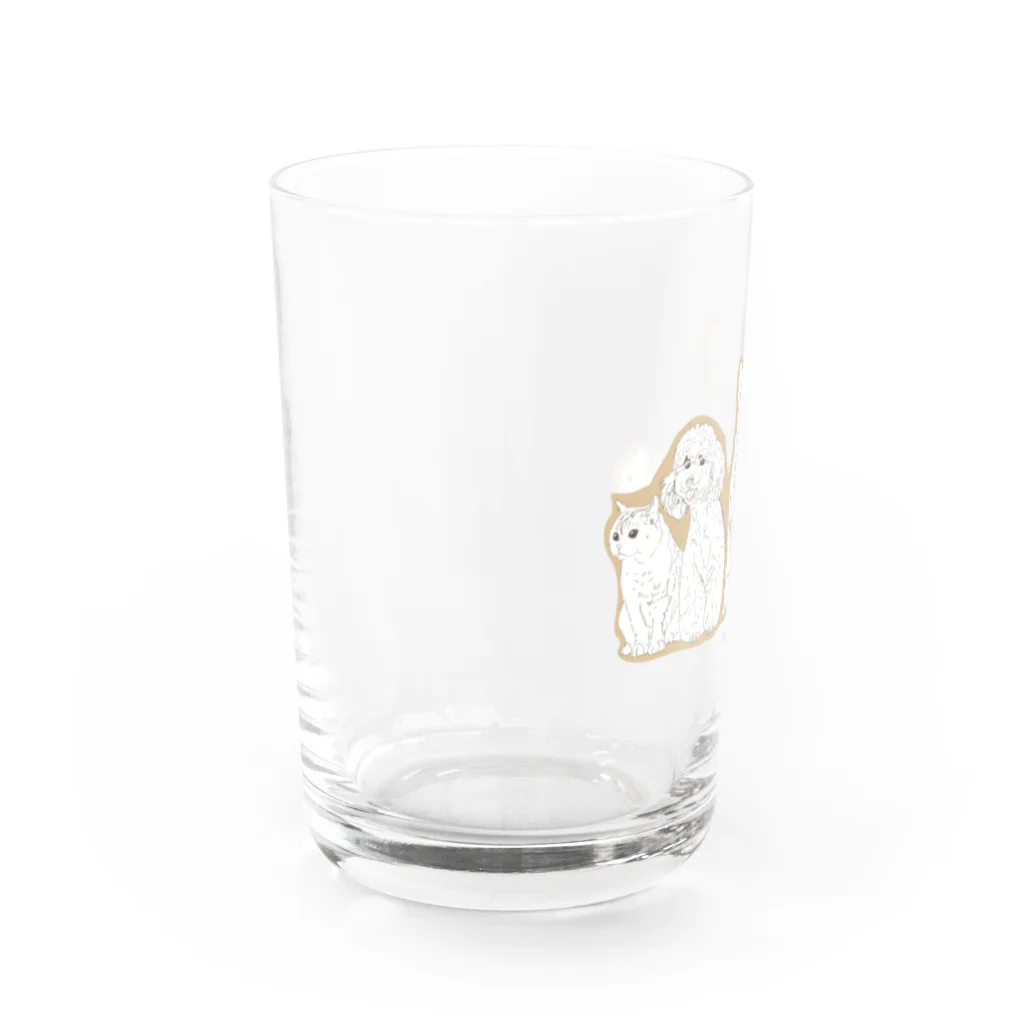 seediftの犬猫 Water Glass :left