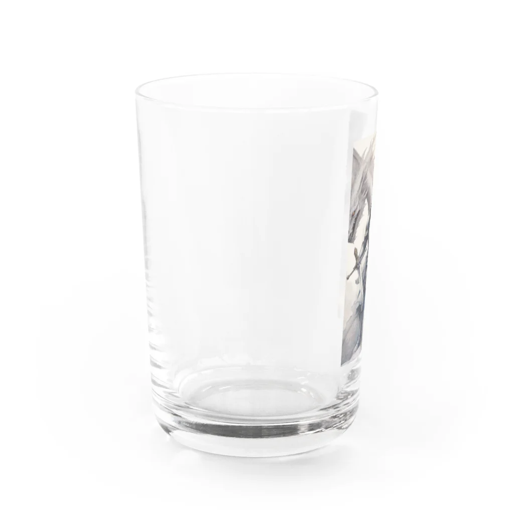 osaruna7741の我と共に Water Glass :left