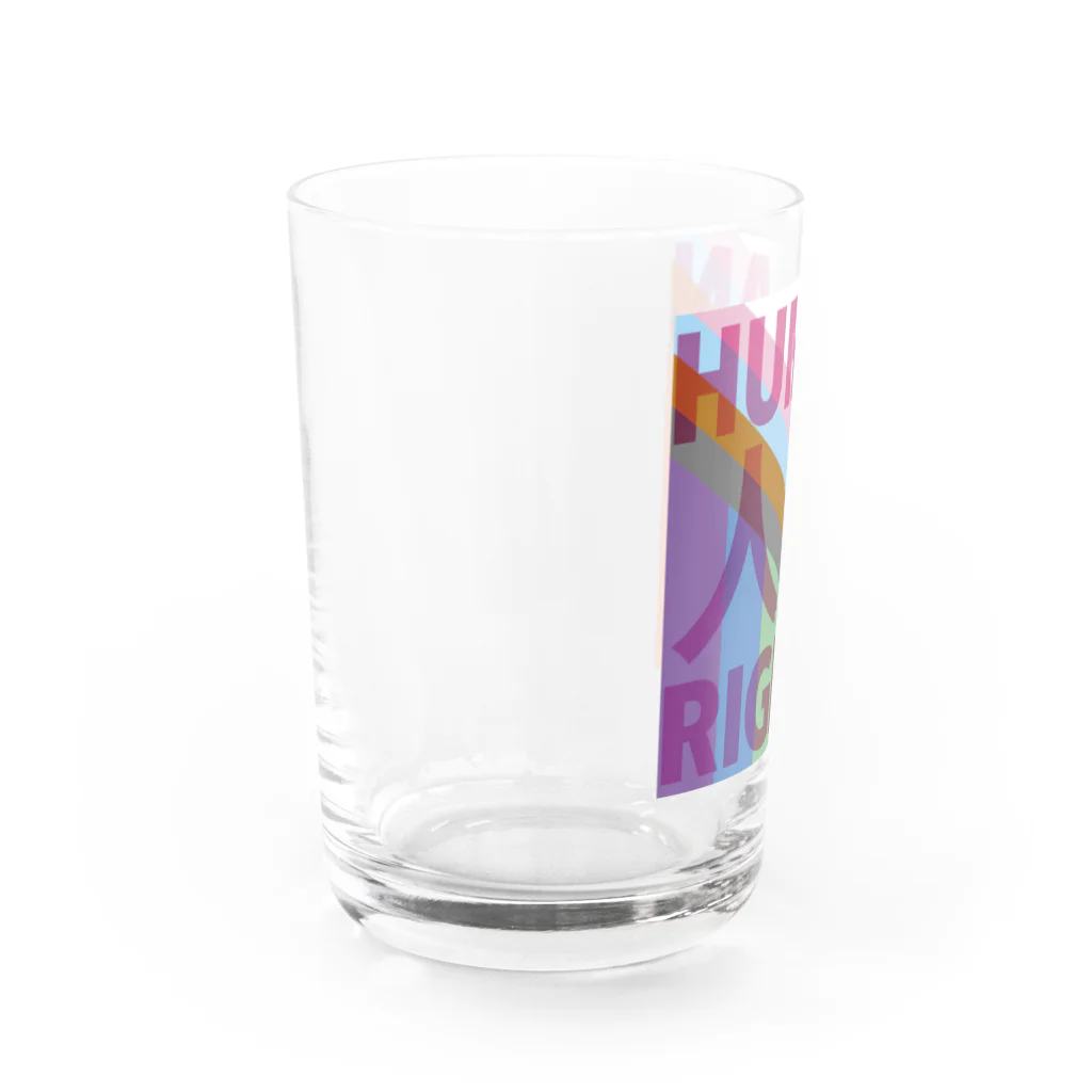 otemochanのわたしには人権がある Water Glass :left