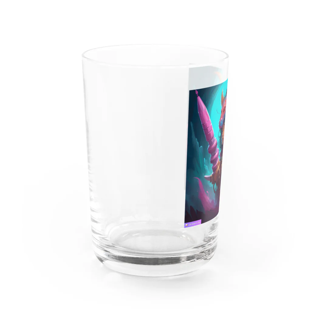 AI.comのAIびじょモンアート Water Glass :left