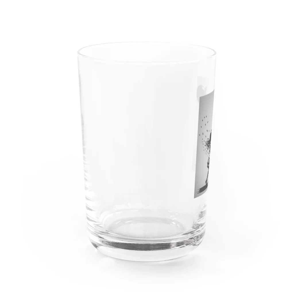 Moon公式ショップのAlice on Wall Street Water Glass :left