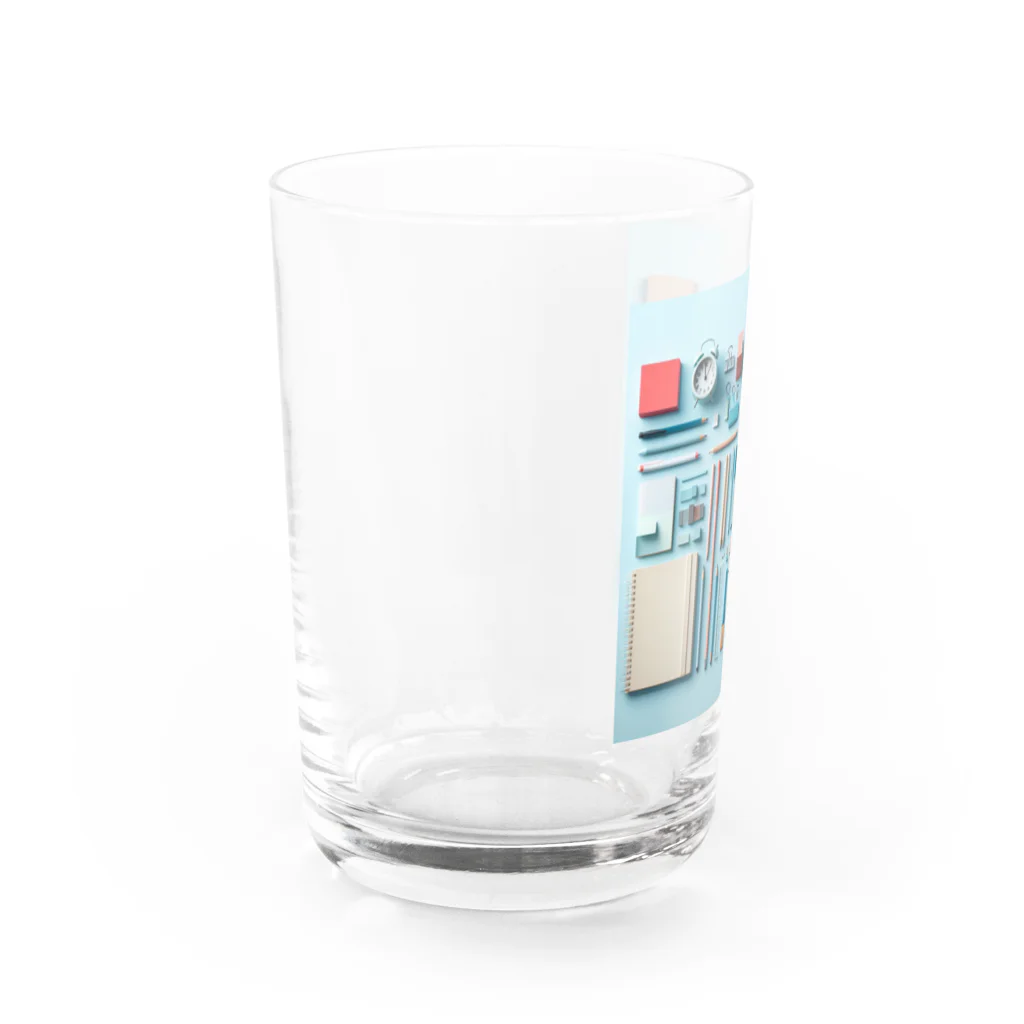 Lock-onの文房具大好き❤青色03 Water Glass :left