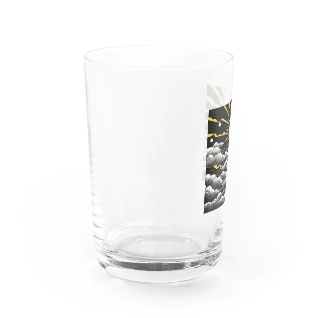 猫神様のありがたや〜（黒猫） Water Glass :left