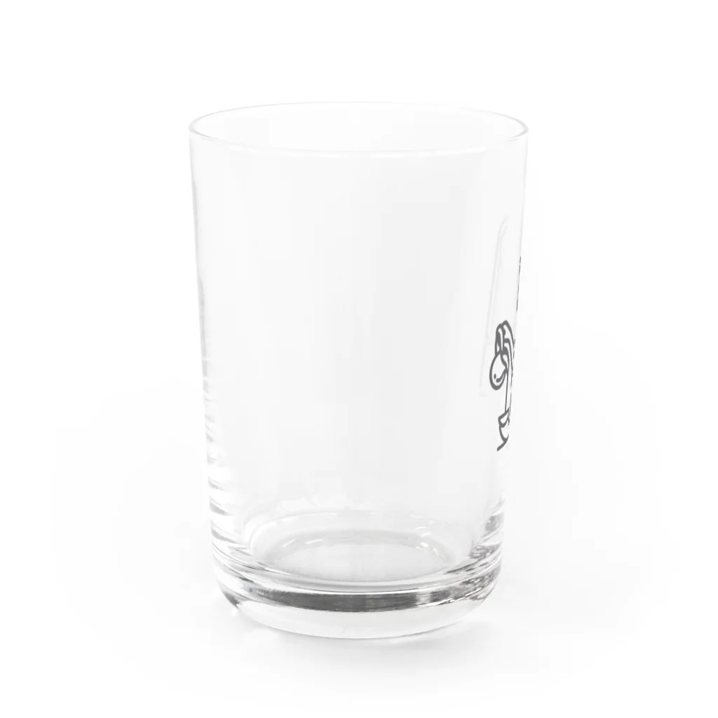 リーリャの牛乳を注ぐ真珠の耳飾りの少女 Water Glass :left