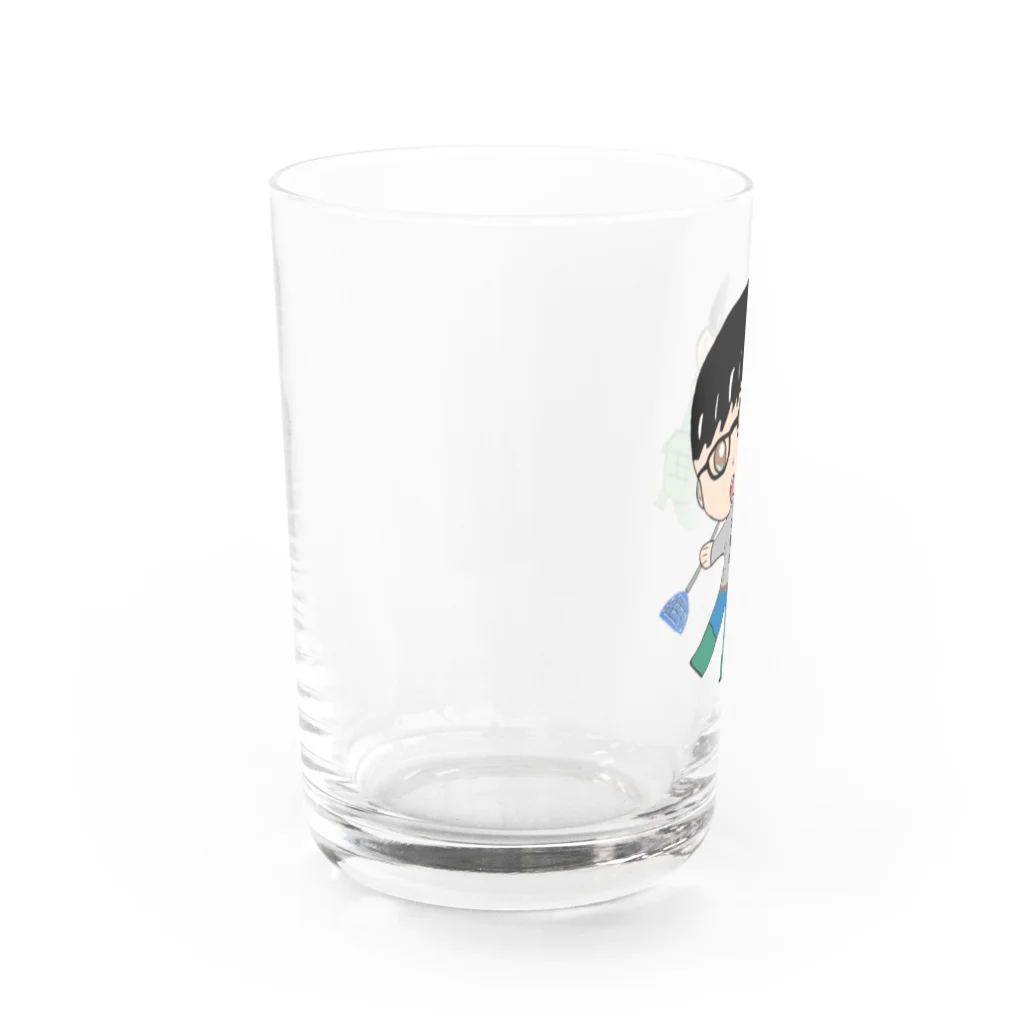 TAIGA LABO SHOPのかんぜんへんたいイラストグッズ（採集者） Water Glass :left