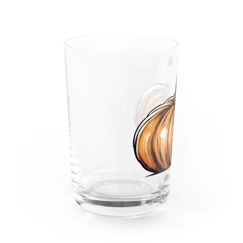 chikopapa1129の南京　カボチャ Water Glass :left