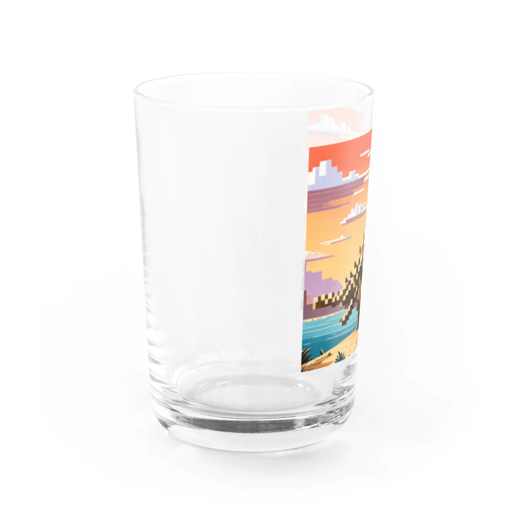 iikyanの恐竜④ Water Glass :left