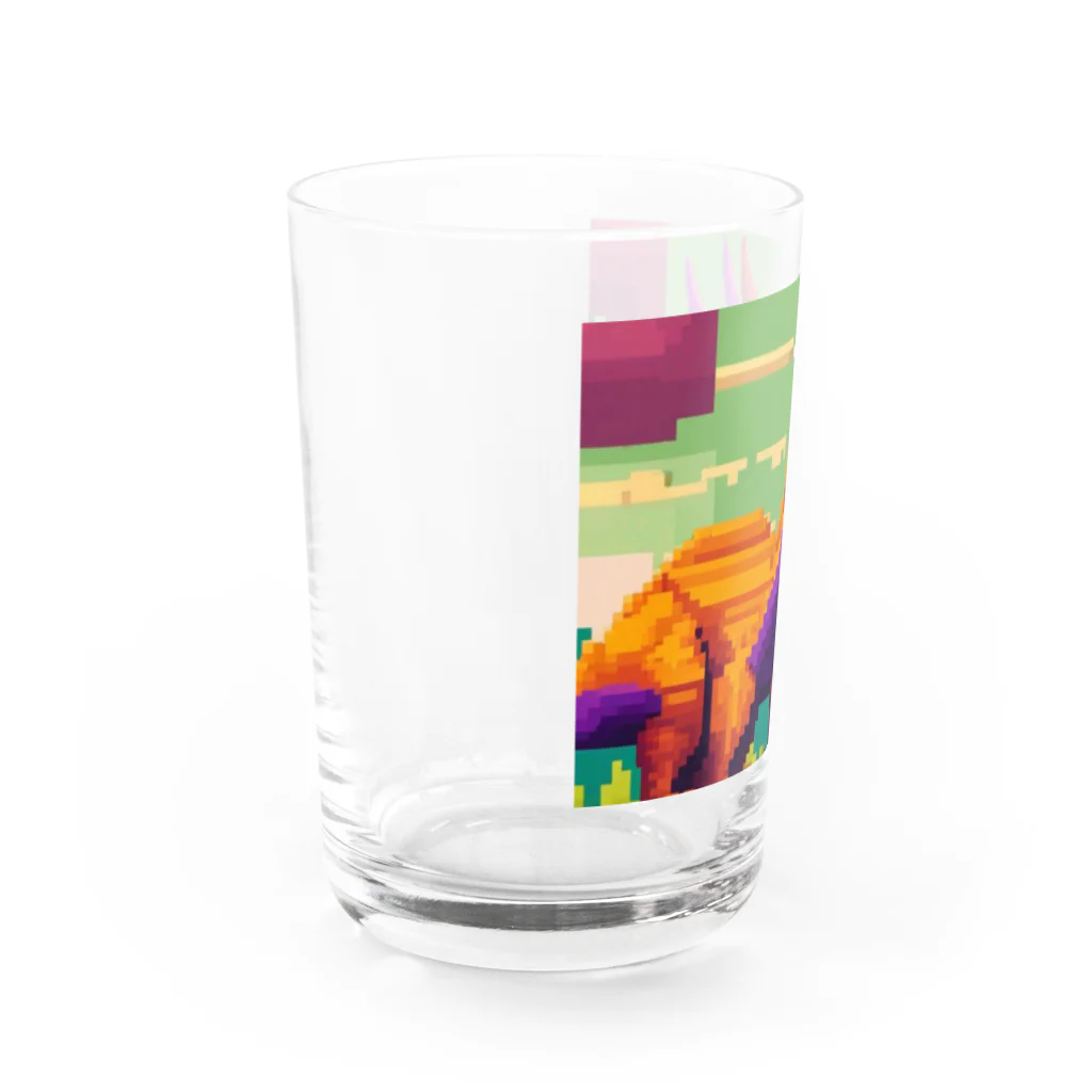 iikyanの恐竜㉓ Water Glass :left