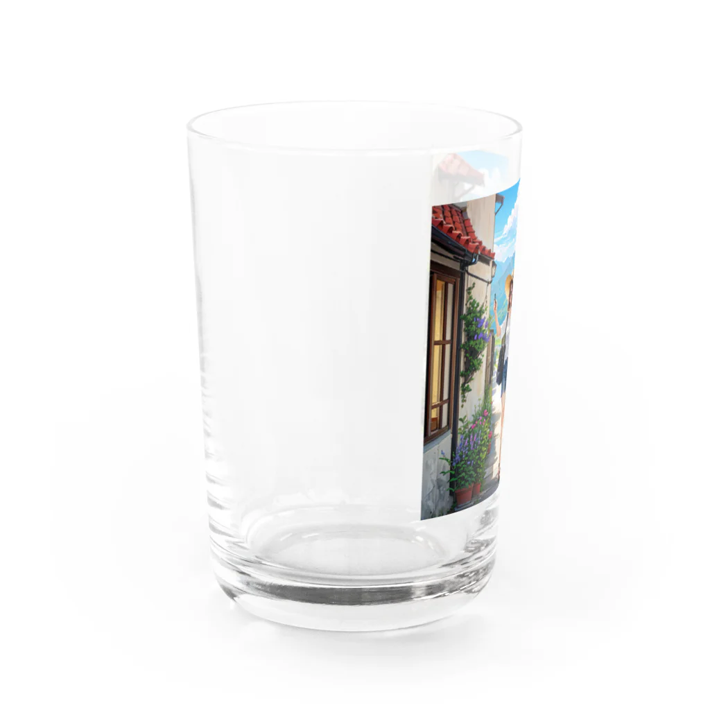 川碕いつき@バ美肉ゲーム実況者Vtuberの旅する女性 Water Glass :left