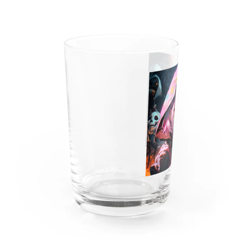 ぶーたんのハロウィン２ Water Glass :left