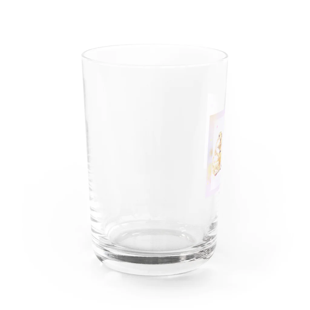 ほっこりす【リチャードソンジリス】のキュートなジリス　＊スイート＊ Water Glass :left