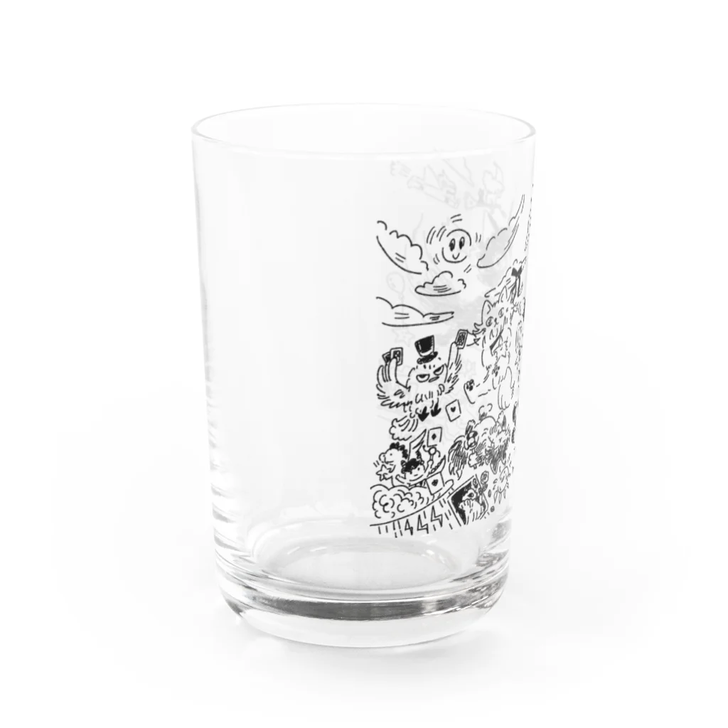 猫のきぬくんのお店の不思議な夜に Water Glass :left