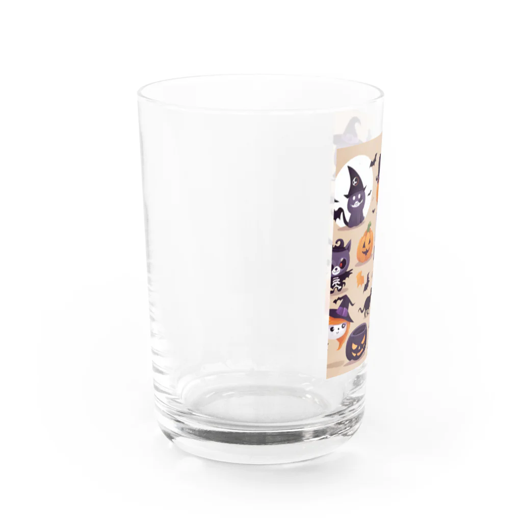 ワンダーワールド・ワンストップのたくさんのかわいいハローウィーンキャラクター④ Water Glass :left