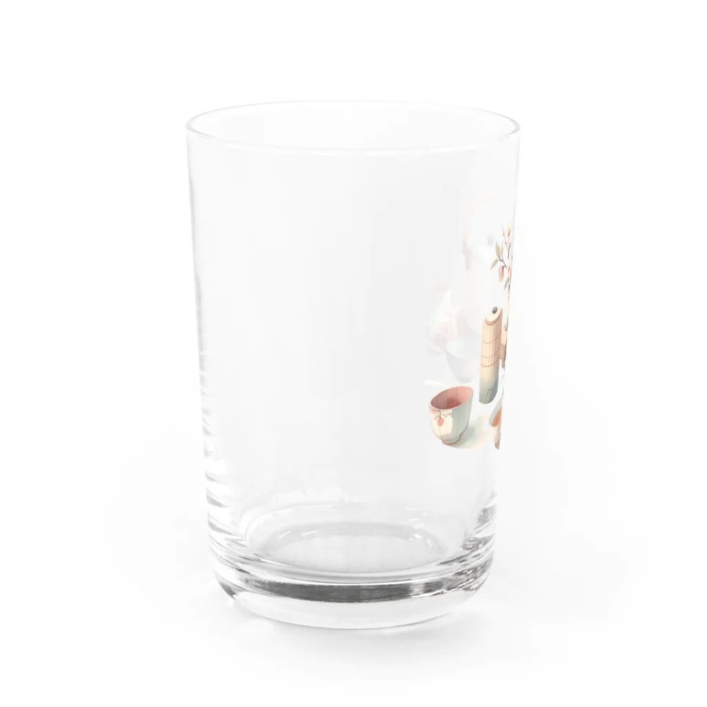 tsuncoの和風な茶器のミニマルデザイン Water Glass :left