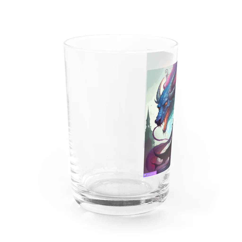 shiduryoのドラゴンと魔法使い グラス左面