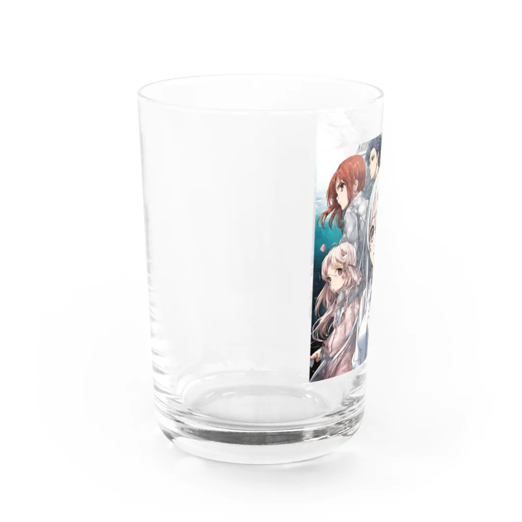 もふもふの美少女リーダーグッズ Water Glass :left