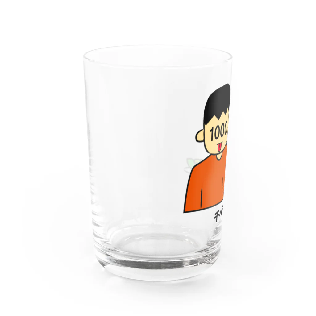 REDMOON_SAPPOROの千べろくん Water Glass :left