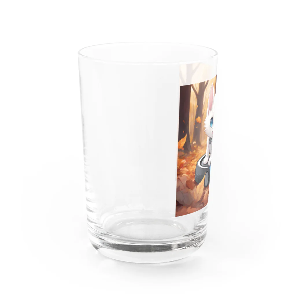 yoiyononakaの新型家電と白猫01 Water Glass :left