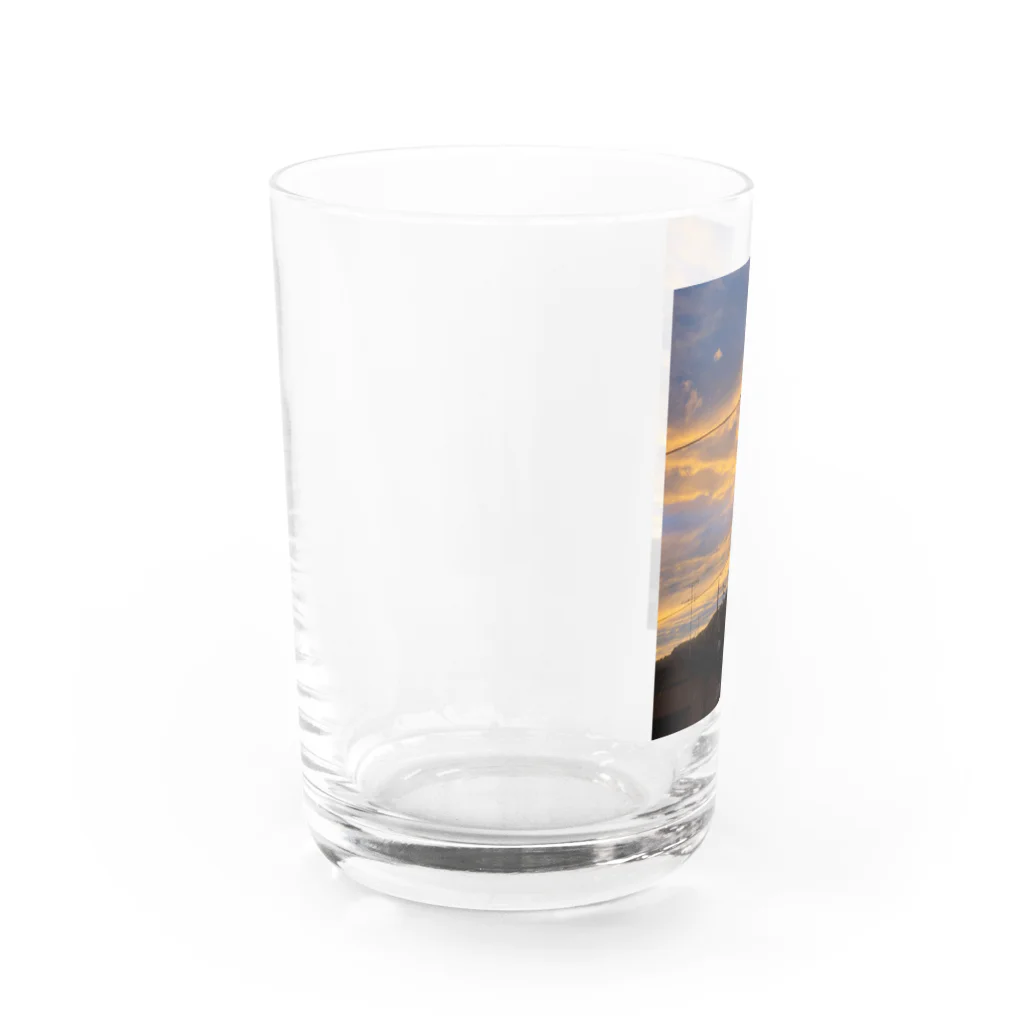 life photo goods shopの夕焼け Water Glass :left