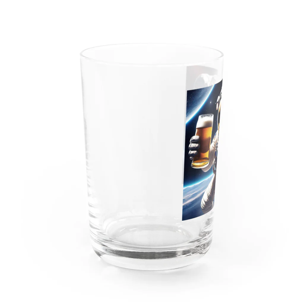 宇宙開発デザイン科の酒飲みアストロノーツ Water Glass :left