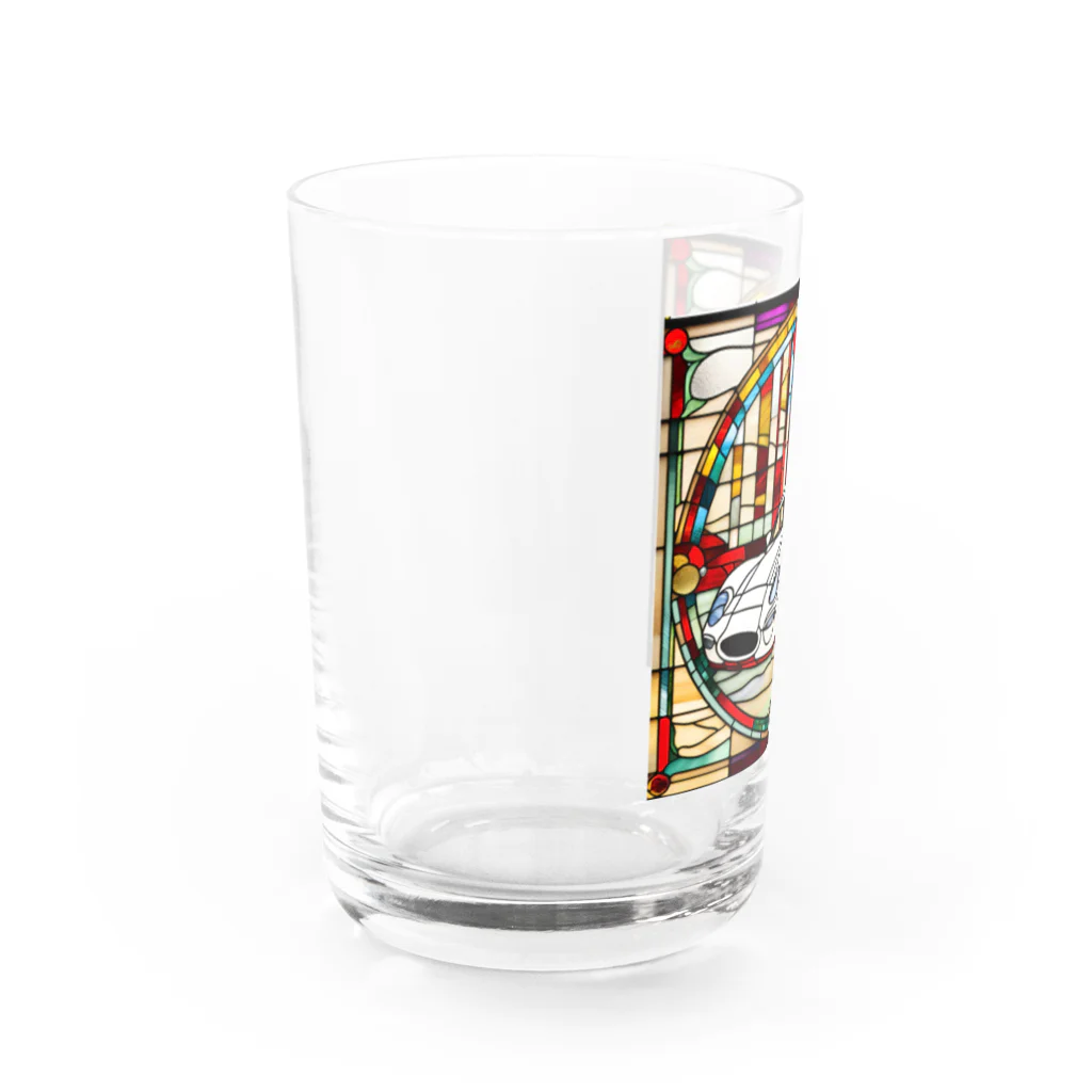 mofu mofu309のポルシェ見えへん Water Glass :left