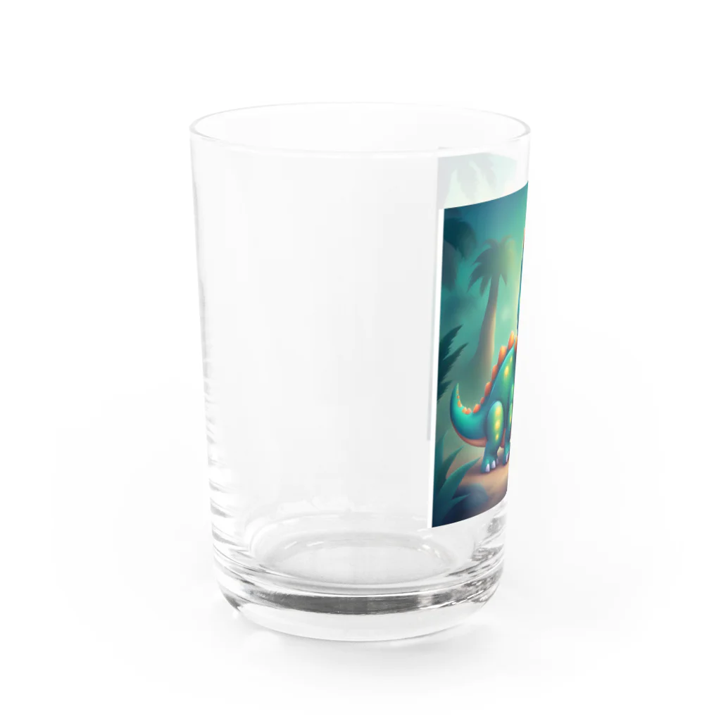 かわいいグッズのかわいい恐竜 Water Glass :left