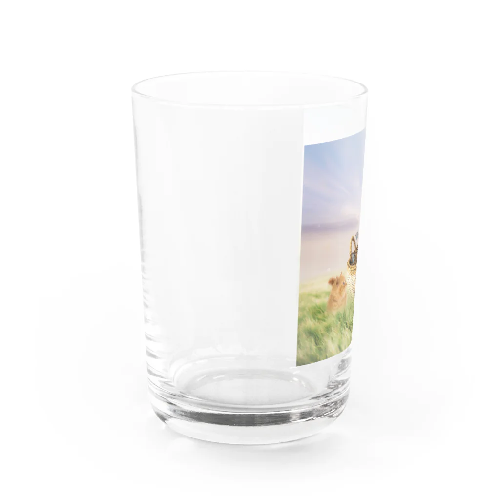 すみれのファンタジー Water Glass :left