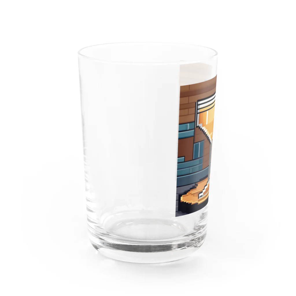 ROCKSWEBのドット絵　サイドカー Water Glass :left