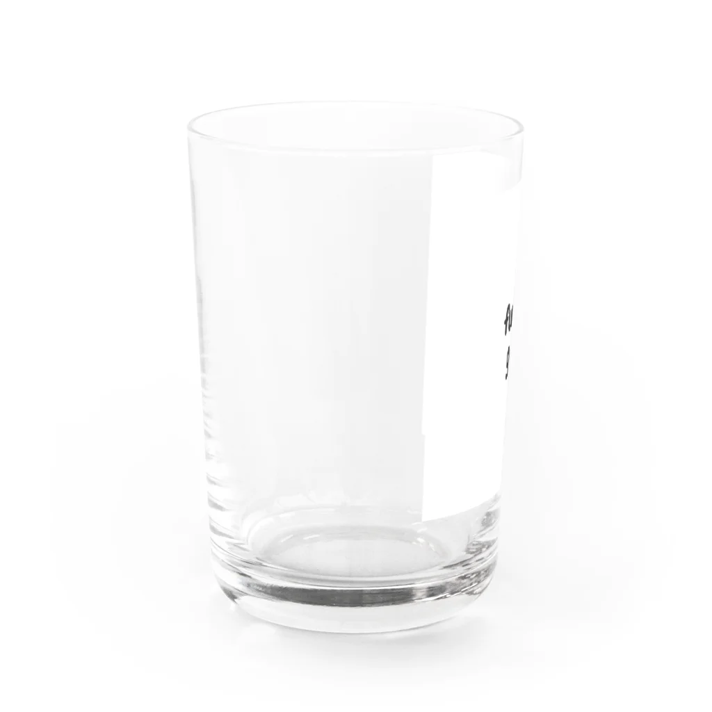 namonakyのファンキーガールシリーズ（ブラック） Water Glass :left