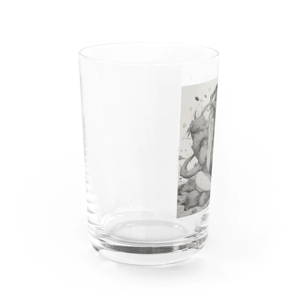 acnechickenショップの無能、無気力、敗北 Water Glass :left
