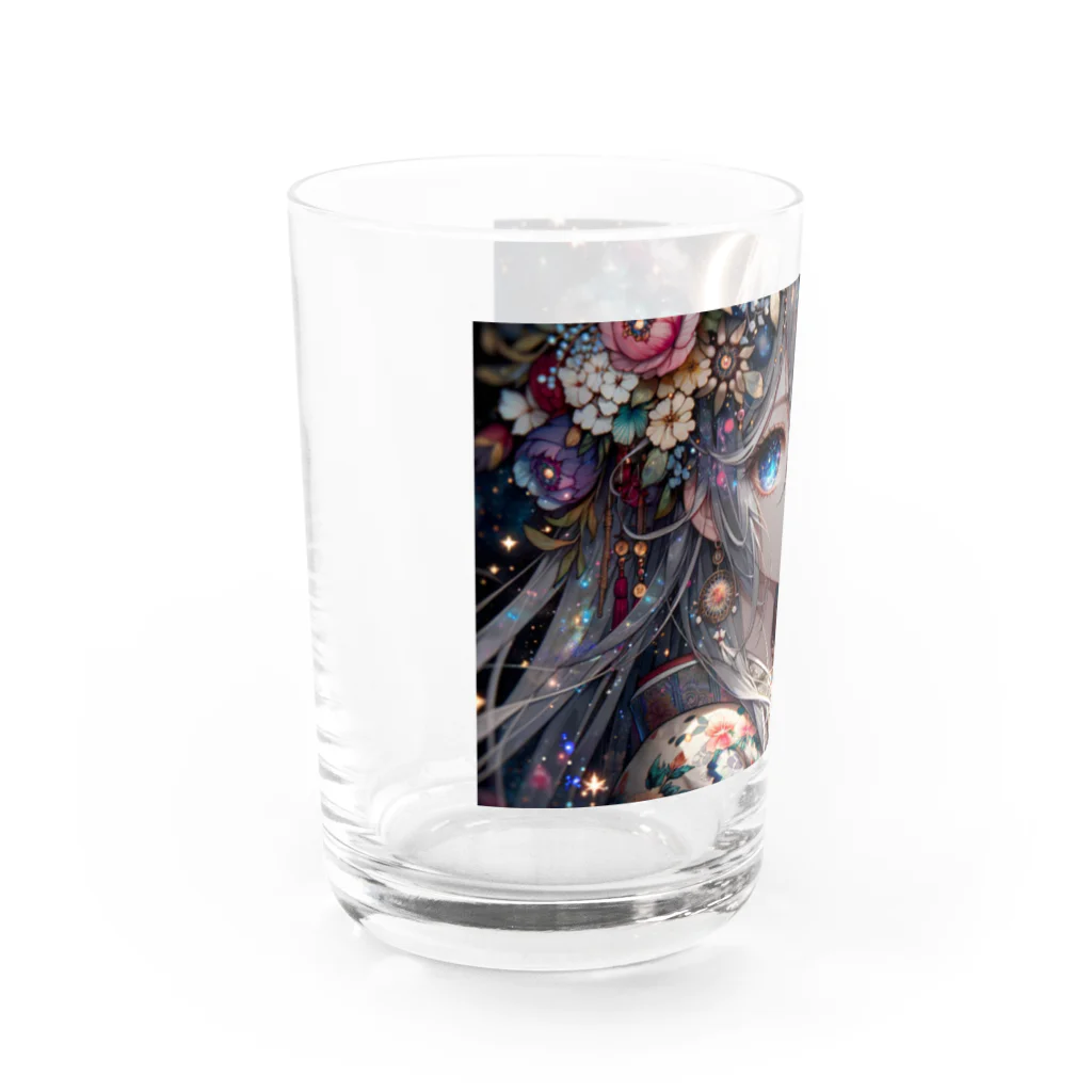 Sesilionの月下の神秘的な夜 Water Glass :left