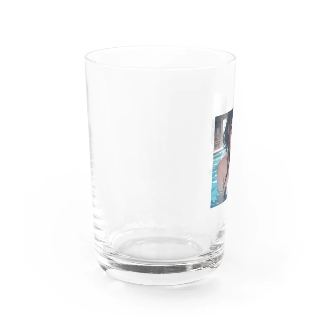 neko_28のセクシー水着のお姉さん1 Water Glass :left