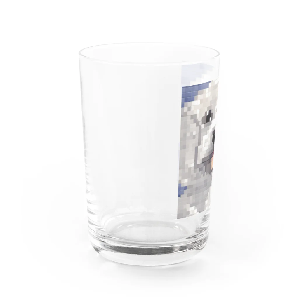 SHOP かわいいやのマルチーズ（ドット） Water Glass :left