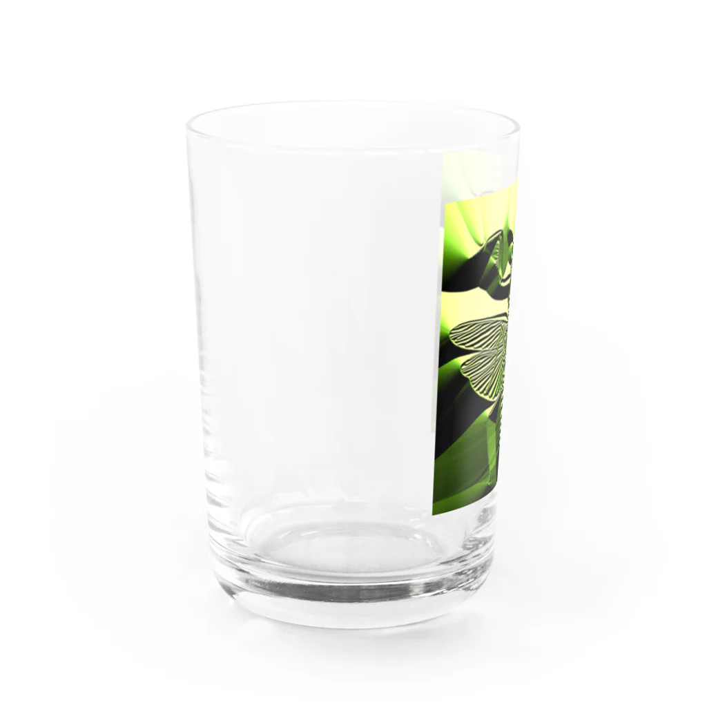 t44のグラフィティ ハラビロカマキリ Water Glass :left