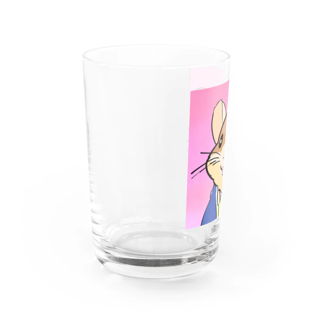 WaCaKuSaの彼にやらせてみてはどうでしょう？ Water Glass :left