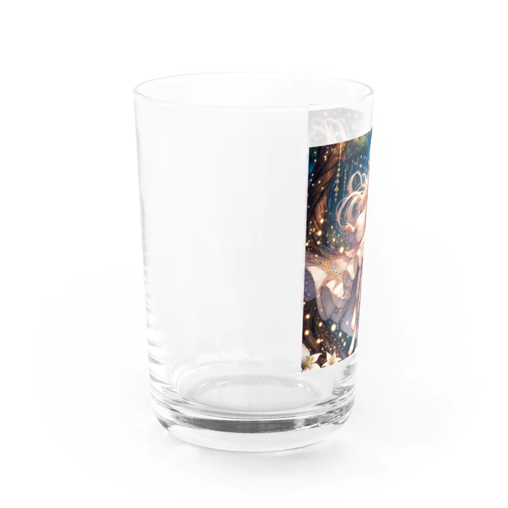 Sesilionの星の精霊の夜舞 Dance of the Star Spirit Water Glass :left